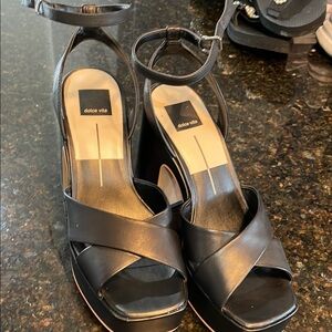 Dolce Vita Black Women's Platform Sandals